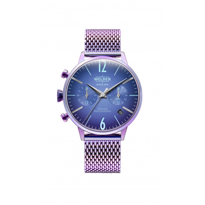 Наручные часы мужской WELDER фиолетовые WWRC834